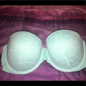 Victoria’s Secret Strapless Bra light Blue 34 D